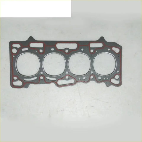 Black engine head gasket with red seal lines and four openings for mitsubishi lancer colt v space star 1.3 cylinder head gasket