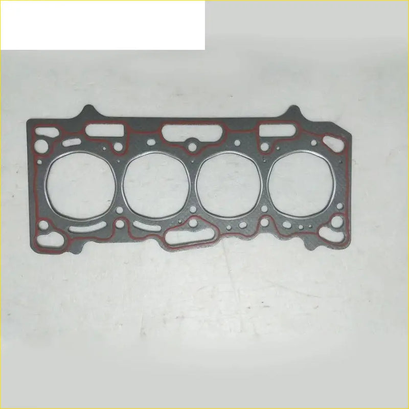 Black engine head gasket with red seal lines and four openings for mitsubishi lancer colt v space star 1.3 cylinder head gasket