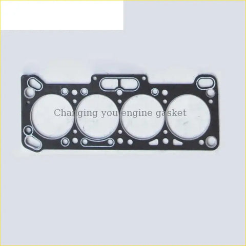 Black 4g15 cylinder head gasket with four white circular openings for mitsubishi lancer colt 12v sealing