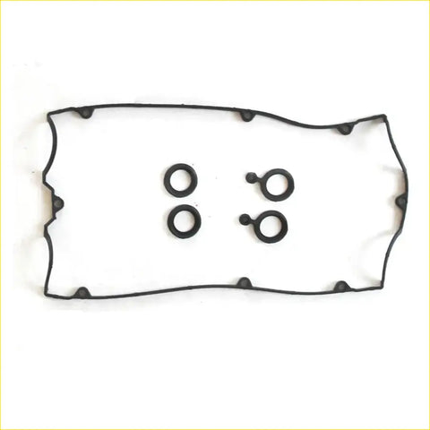 Black rubber engine valve cover gasket set with four o-rings for mitsubishi colt smart forfour 1.5 cylinder head cover