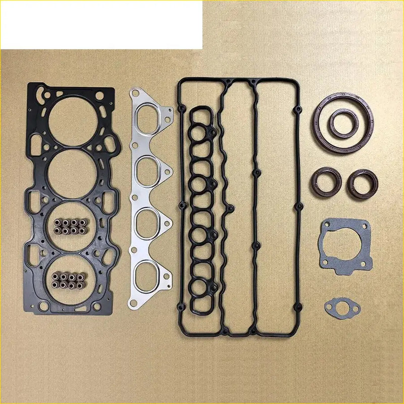 Black rubber gasket set with metallic and silicone parts for engine repair in gasket pro 4g94 gdi mitsubishi pajero pinin full set
