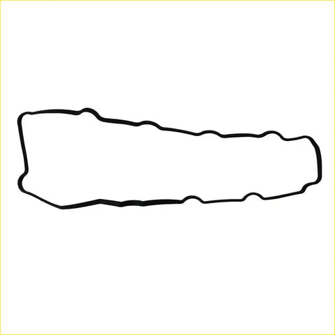 Black rubber gasket with irregular wavy edges for gasket pro 4m40 4m40t mitsubishi canter rocker cover use