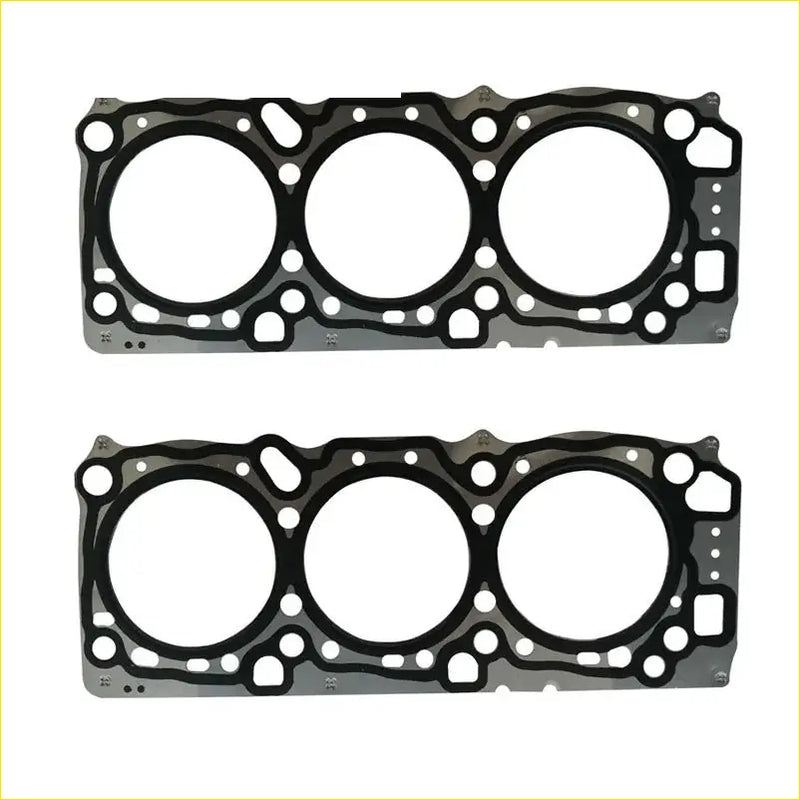 Black rubber gasket set for a three-cylinder engine by gasket pro for mitsubishi eclipse iii pajero sport montero
