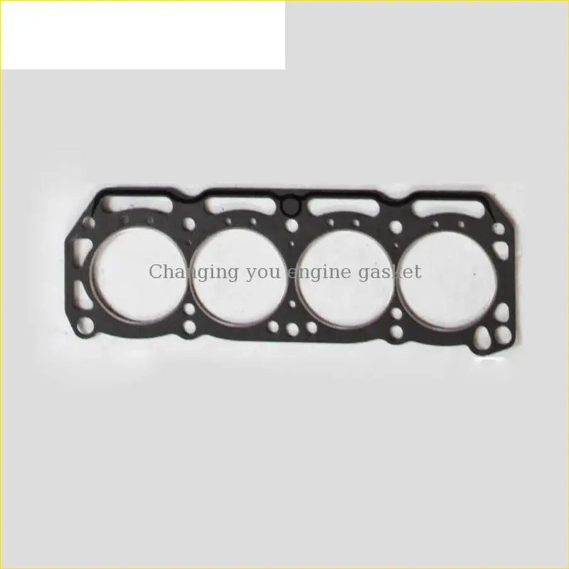 Black engine head gasket with four circular openings and edge holes for nissan vanette sunny 1.4 1.5l cylinder head gasket