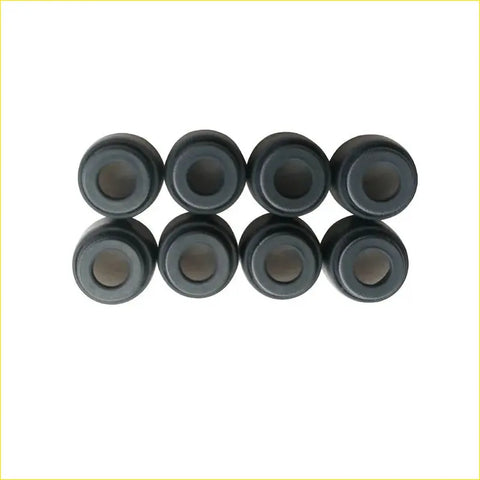 Eight black rubber cylindrical valve stem oil seal grommets for gasket pro ca20s nissan laurel hatchback 2.0l