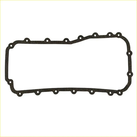 Black rubber oil pan gasket with evenly spaced holes for chrysler voyager iv 3.3 ega egm egh by gasket pro
