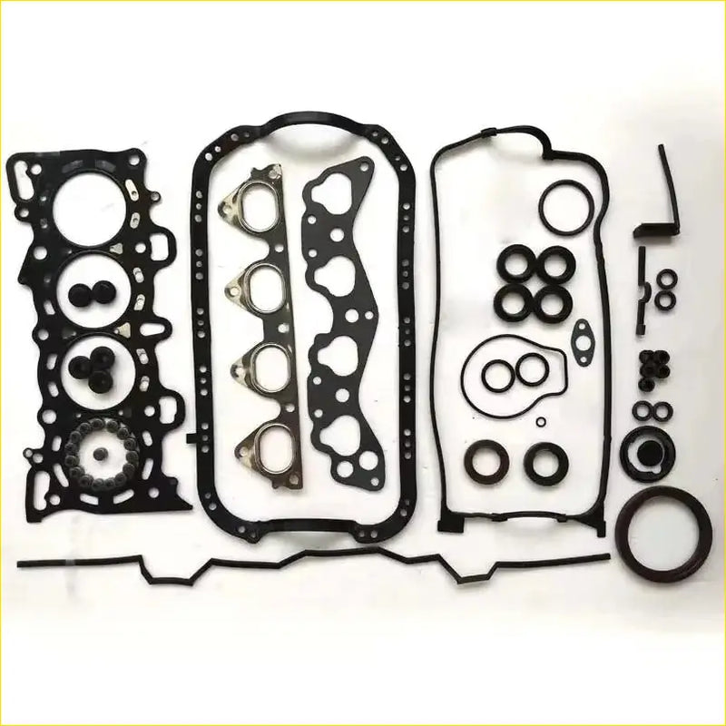 Black rubber gasket set metal full set for honda civic vi engine head and valve cover d14z1 d15z4 d16y7