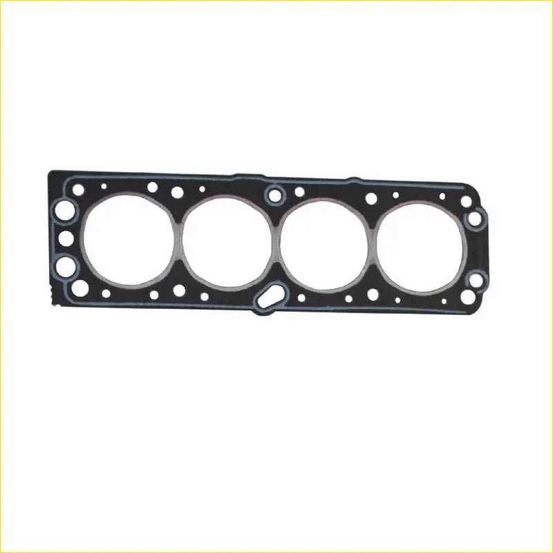 Black engine head gasket with four circular openings and smaller holes for daewoo nexia aranos espero 16v a15mf use