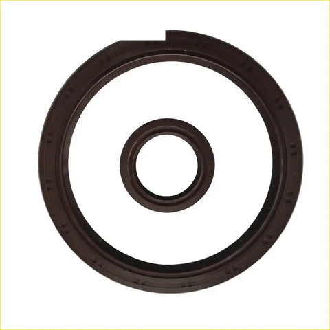 Black rubber crankshaft oil seal assembly gasket pro for chrysler voyager iv 33 awd or dodge caravan rg