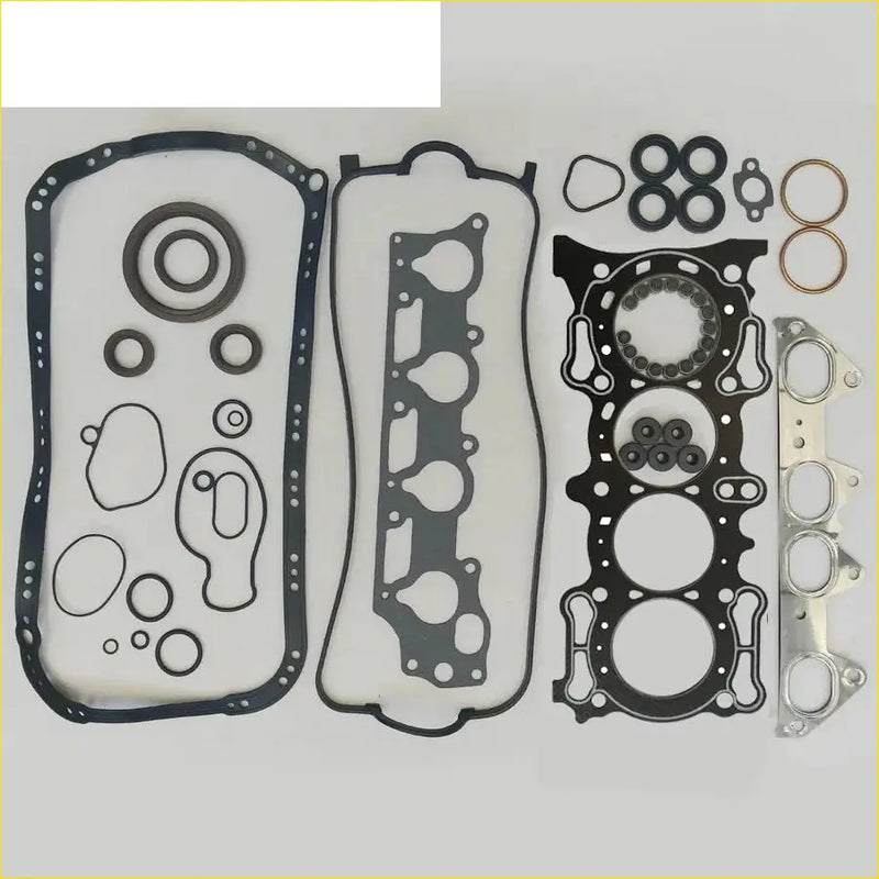 Black rubber gasket set with metal rings and seals for engine repair for gasket pro f22b1 honda acura accord v