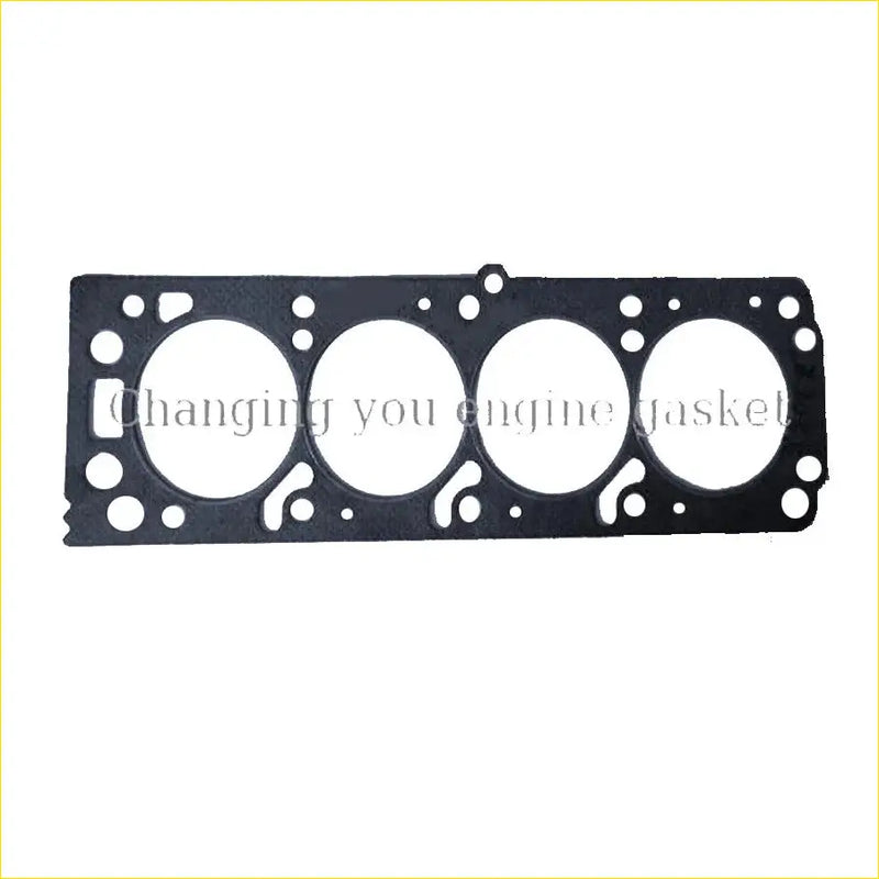 Black engine head gasket with four circular openings and edge holes for daewoo leganza nubira c20le c20ne use