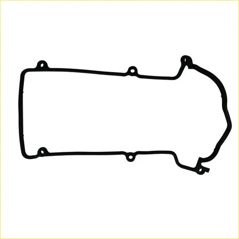 Black rubber gasket with multiple mounting holes for daihatsu sirion 1.0l ej series rocker cover gasket