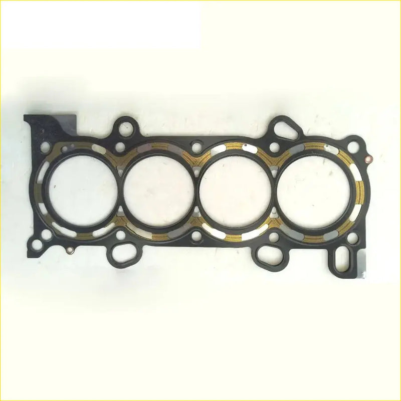 Black gasket pro engine head gasket with four circular openings and gold sealing rings for honda accord cr-v k24 engines