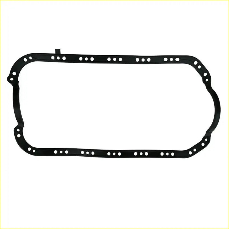 Black rubber gasket with evenly spaced holes for Honda Civic 16V D15Z4 D16Y7 oil pan valve cover use