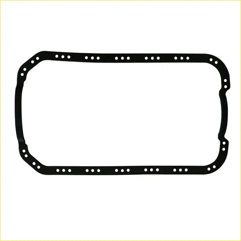 Black rubber gasket with evenly spaced holes for Honda Concerto Civic D16Z2 D15B oil pan use