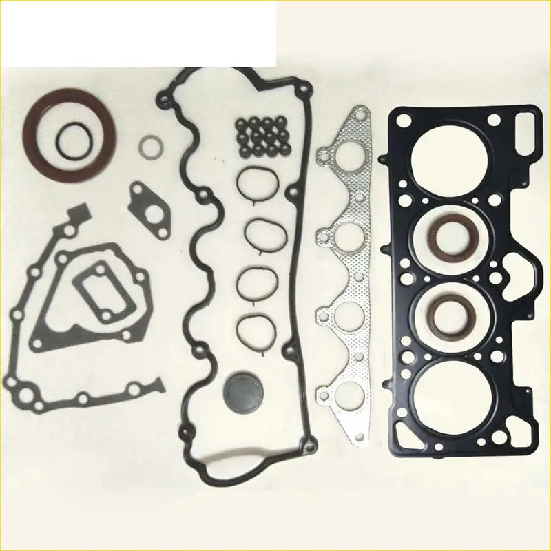 Black and silver metal head gasket kit with rubber seals and o-rings for hyundai accent saloon 1.3 g4ea engine