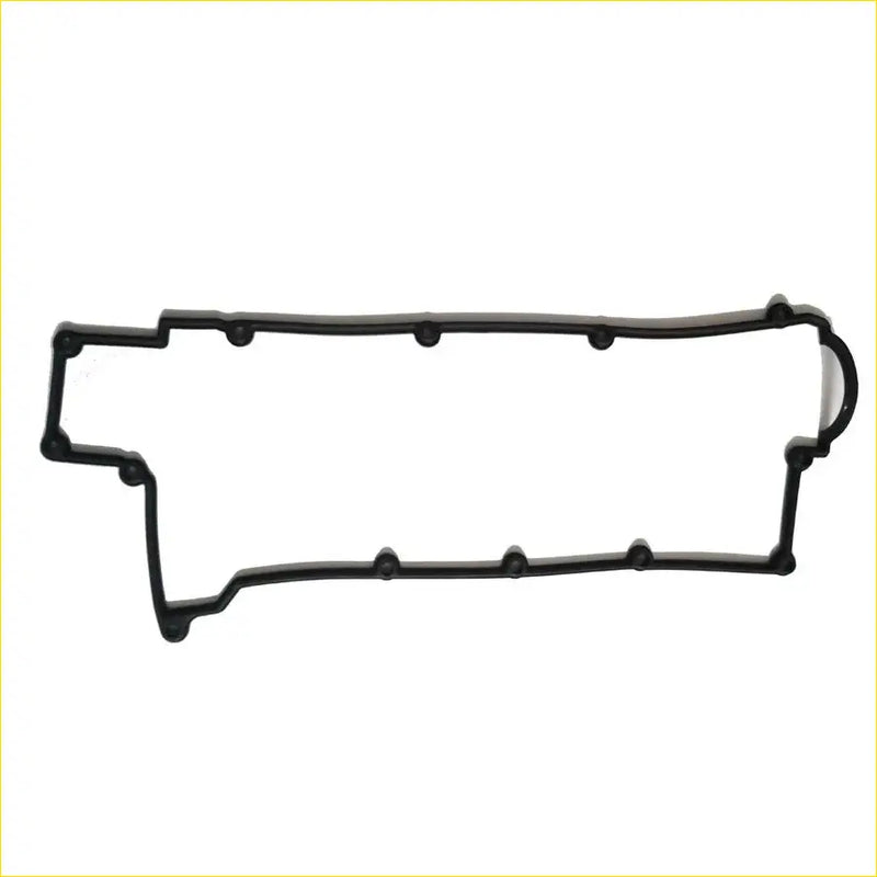 Black rubber valve cover gasket with rectangular shape and circular mounts for hyundai tiburon lavita matrix coupe 16v g4ma