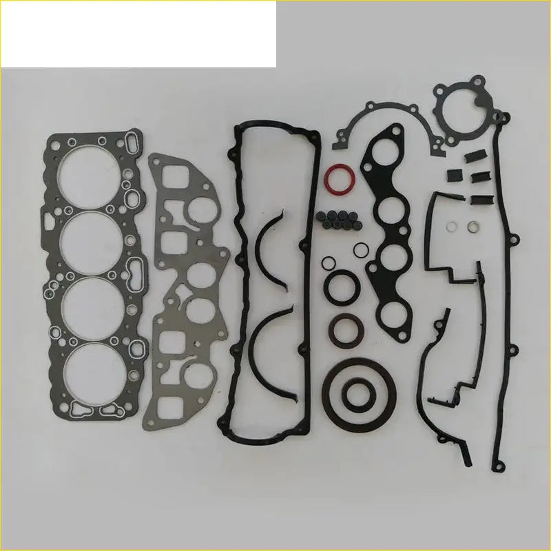 Black and silver metal and rubber gasket set with o-rings and seals for Nissan Almera i hatchback Sunny 2.0 d cd20