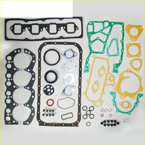 Multicolored metal engine gasket set with black green and yellow parts for nissan urvan e24 cabstar 2.3l td23 diesel