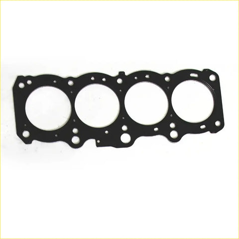 Black rubber head gasket with four circular openings and multiple mounting holes for toyota camry rav4 carina e 2.0l 3sfe