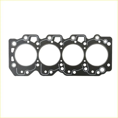 Black engine head gasket with four circular openings and small holes for toyota carina 2ct cylinder head gasket