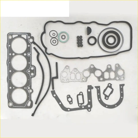 Black rubber and metal gasket set for gasket pro engine repair on toyota corolla coupe ae86 1.5l 3alu 3au