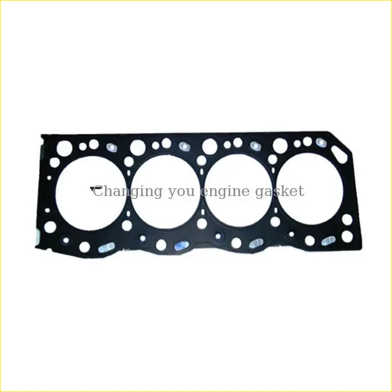 Black metal engine head gasket with four circular openings for toyota hi-lux ln 147 152 167 172 5l engines