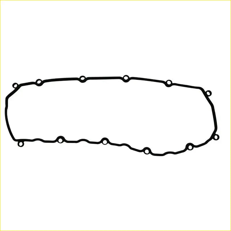 Black rubber engine valve cover gasket with circular mounting holes for toyota hilux land cruiser 3.0 1kzte