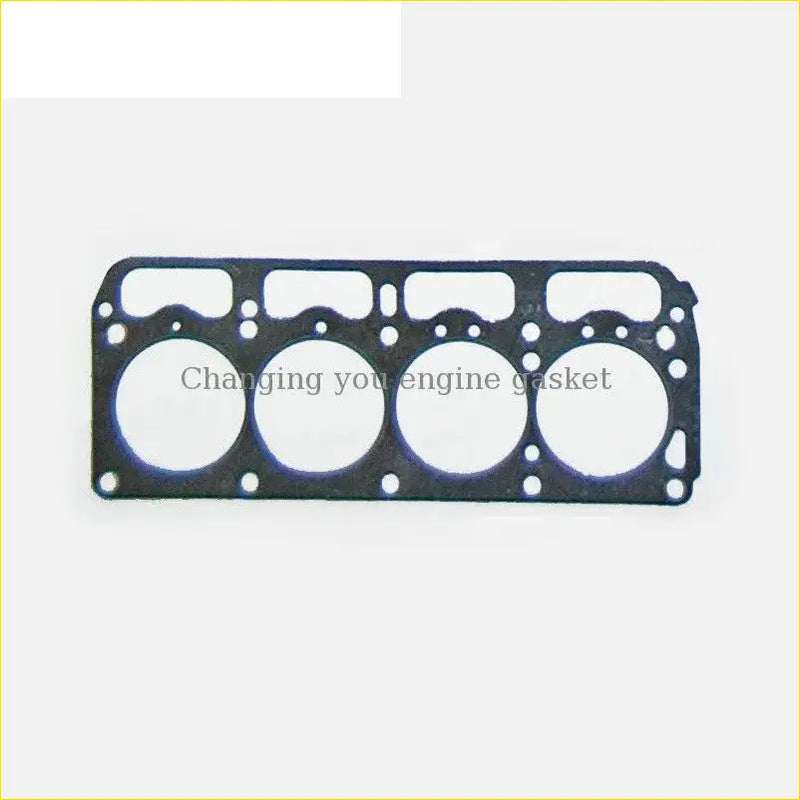 Black engine head gasket with four circular openings and edge holes for toyota liteace 1.5 5k 5ku cylinder head
