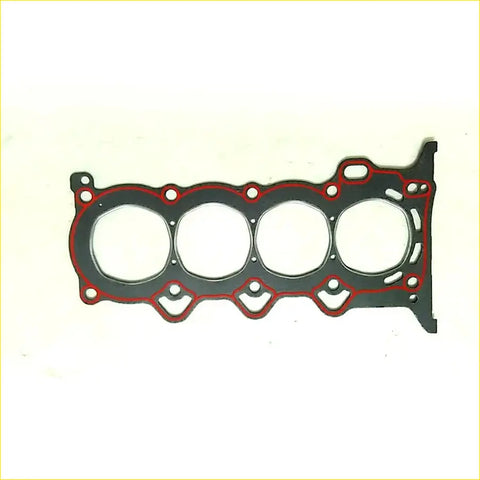 Black and red engine head gasket with four circular openings for toyota yaris 1nzfe 2nzfe cylinder head gasket