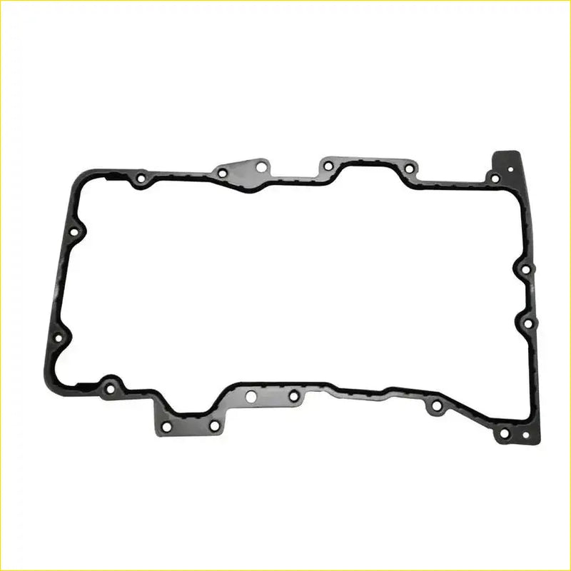 Black rubber rectangular gasket with multiple mounting holes for gasket pro ford maveric mazda mpv tribute 3.0 oil pan