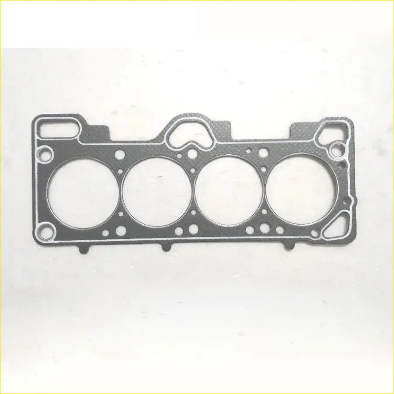Black engine head gasket with four circular openings and textured surface for Hyundai Accent 1.5 cylinder head gasket
