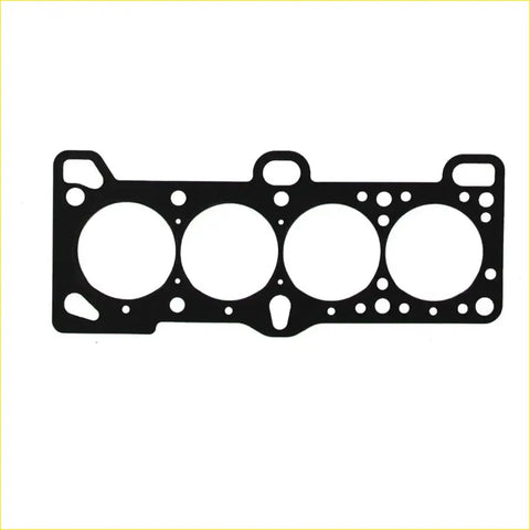 Black engine head gasket with four circular openings and smaller holes for hyundai coupe gk kia cerato 1.6l 16v