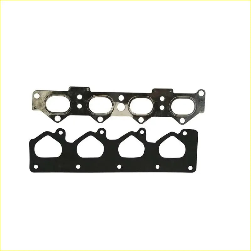 Black rubber gasket pro g4gc with four oval holes and metal tabs for kia cerato hyundai elantra intake exhaust