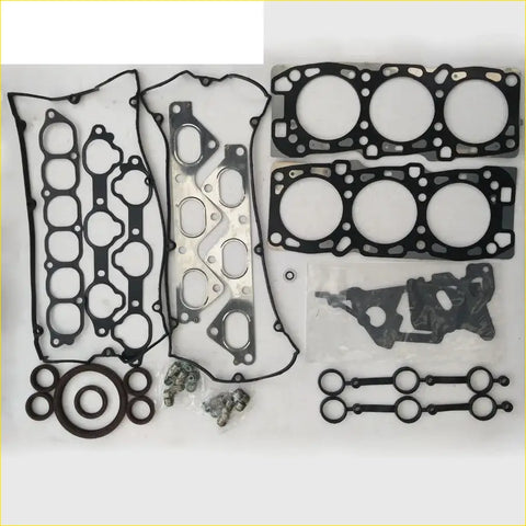 Black rubber gasket set with metal parts for engine head gasket pro g6cu for hyundai terracan equus 35 v6 4wd full set