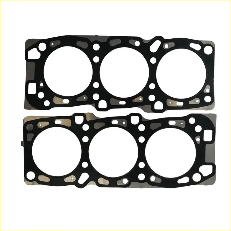 Black metal engine head gaskets with three circular openings for hyundai terracan or kia opirus amanti 3.5 use