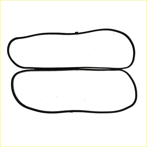 Black rubber oval gaskets for gasket pro honda accord vi coupe 3.0 v6 24v rocker cover valve cover 2pcs