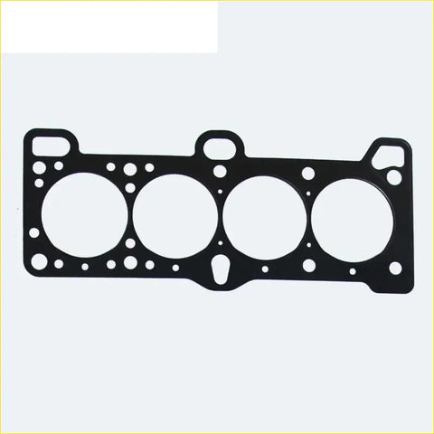 Black metal cylinder head gasket with four circular openings for hyundai accent ii and getz 1.6 g4ed-g engines