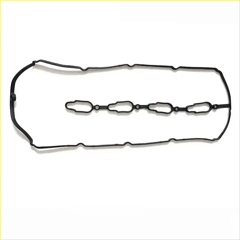 Black rubber valve cover gasket with five oval cutouts for hyundai h-1 kia sorento i 2.5 crdi d4cb engine valves