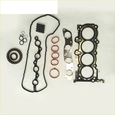 Black rubber gasket set with red and black o-rings metal parts and bolts for Hyundai i10 i20 Kia Rio III Picanto gasket pro full set