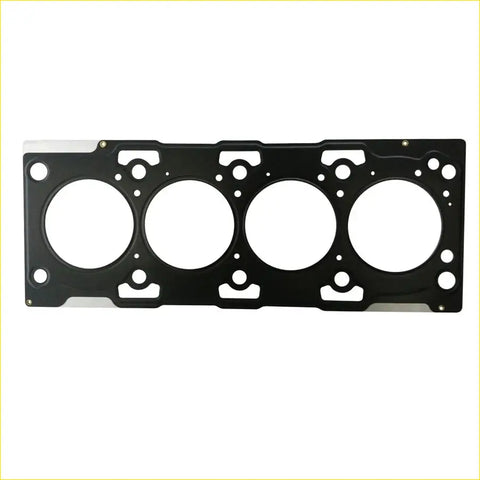 Black metal cylinder head gasket with four circular openings for hyundai trajet elantra santa and kia carens ii d4ea engines