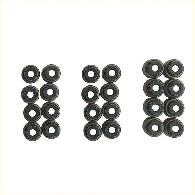 Set of black rubber engine valve stem oil seals gasket pro j30a1 for honda accord or acura cl 3.0l back side