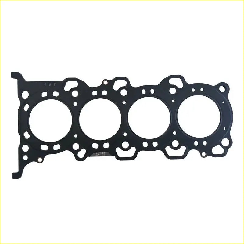Black rubber cylinder head gasket with four openings and edge holes for suzuki wagon r 16v engine use