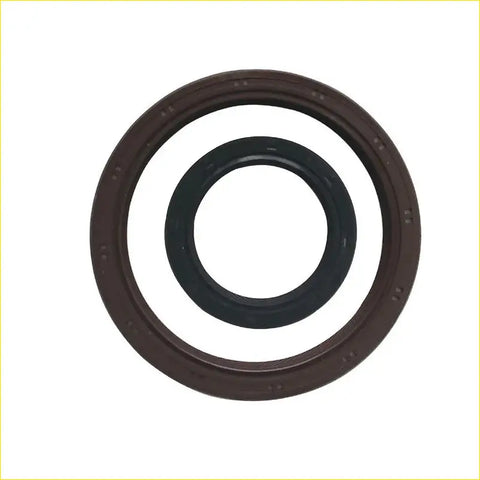 Brown and black rubber oil seal gasket pro k20a7 for honda accord cm4 16v 2pcs crankshaft seal circular design