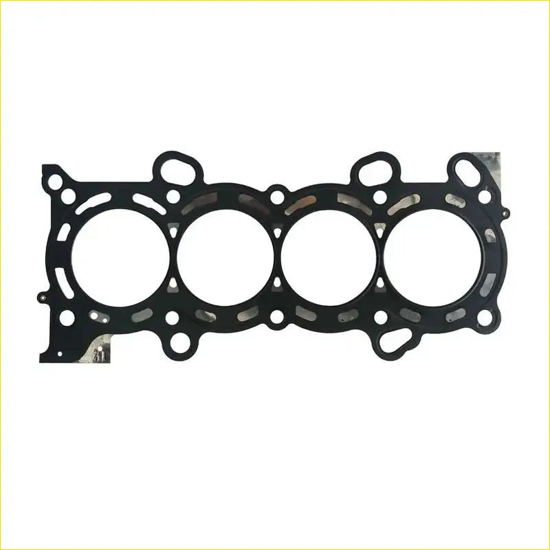 Black engine head gasket with four circular openings and textured surface for gasket pro k20a7 k24a honda engines