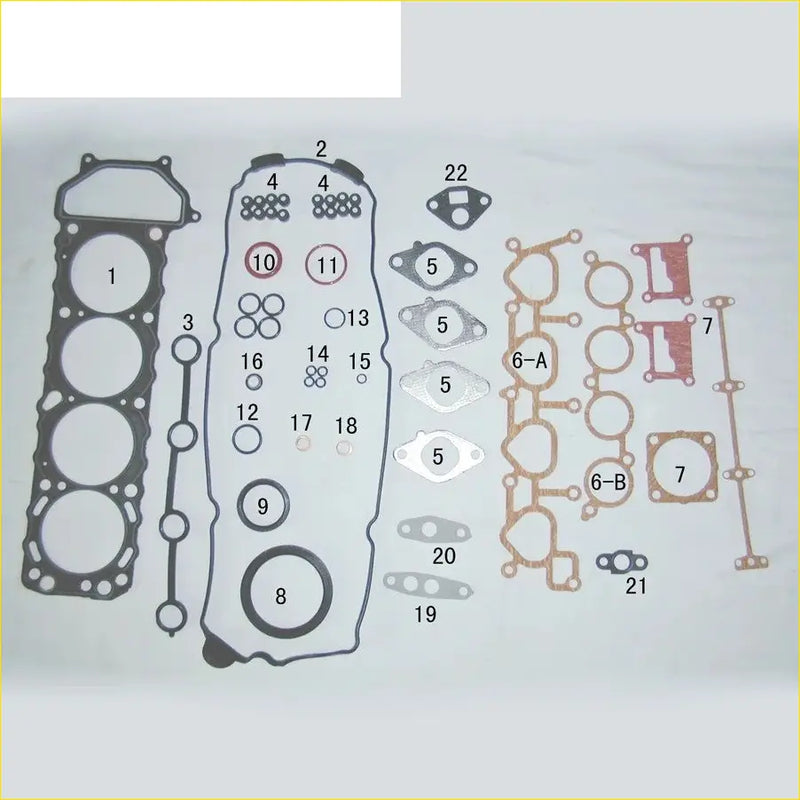 Black rubber gasket set made of durable material for engine head use in nissan altima 24l by gasket pro