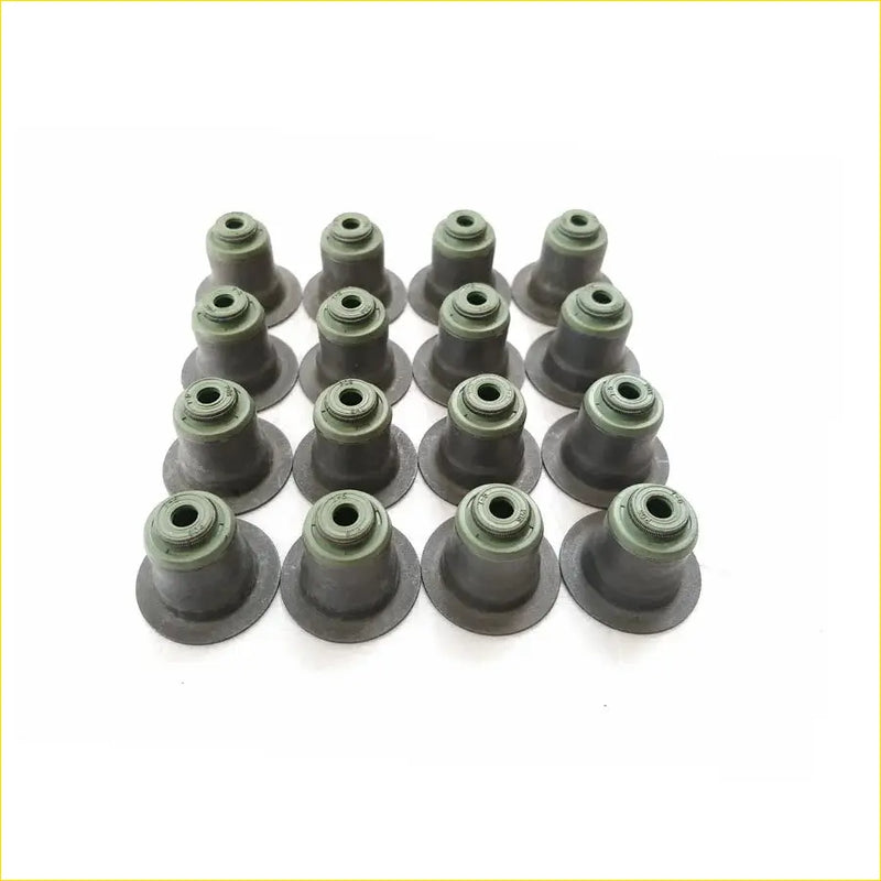 Set of twelve dark green and black rubber valve cover seals for kia carens iii 2.0 cvvt gasket pro kit
