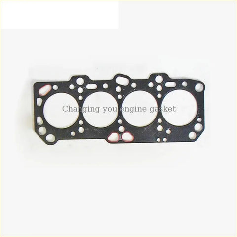 Black engine head gasket with four circular openings for mitsubishi space wagon 4d68 cylinder head gasket set
