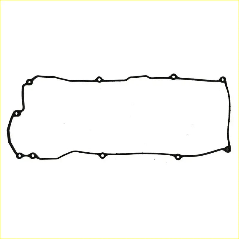 Black rubber rocker cover gasket with circular mounting holes for nissan 2003 sunny n16 18l qg18de engine