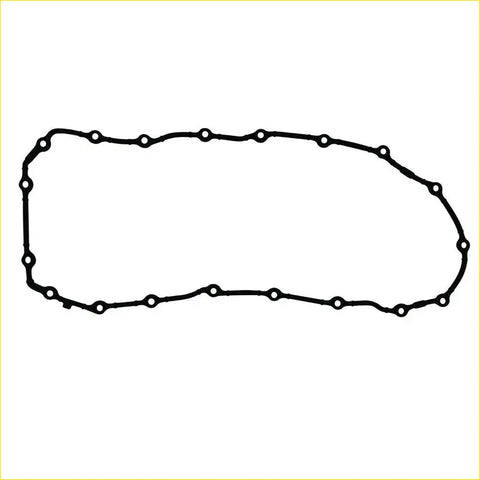 Black rubber oil pan gasket with circular mounting holes for gasket pro peugeot partner combispace and citroen c2 nfutujp4